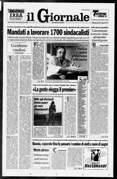 Il giornale : quotidiano del mattino